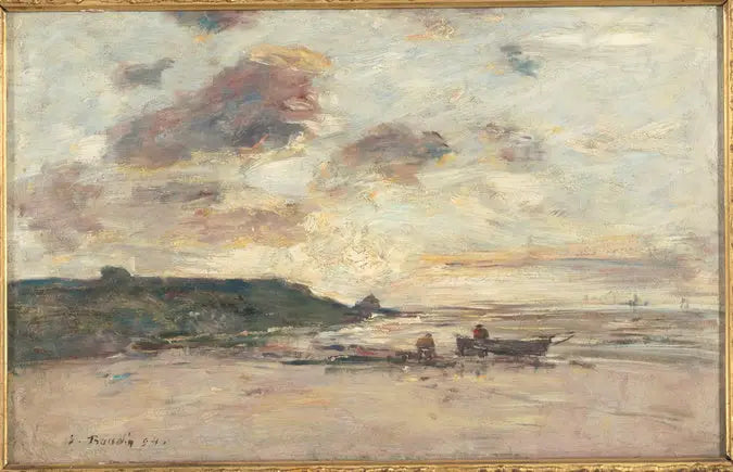 Trouville Çevresindeki Kıyılar - Eugène Boudin
