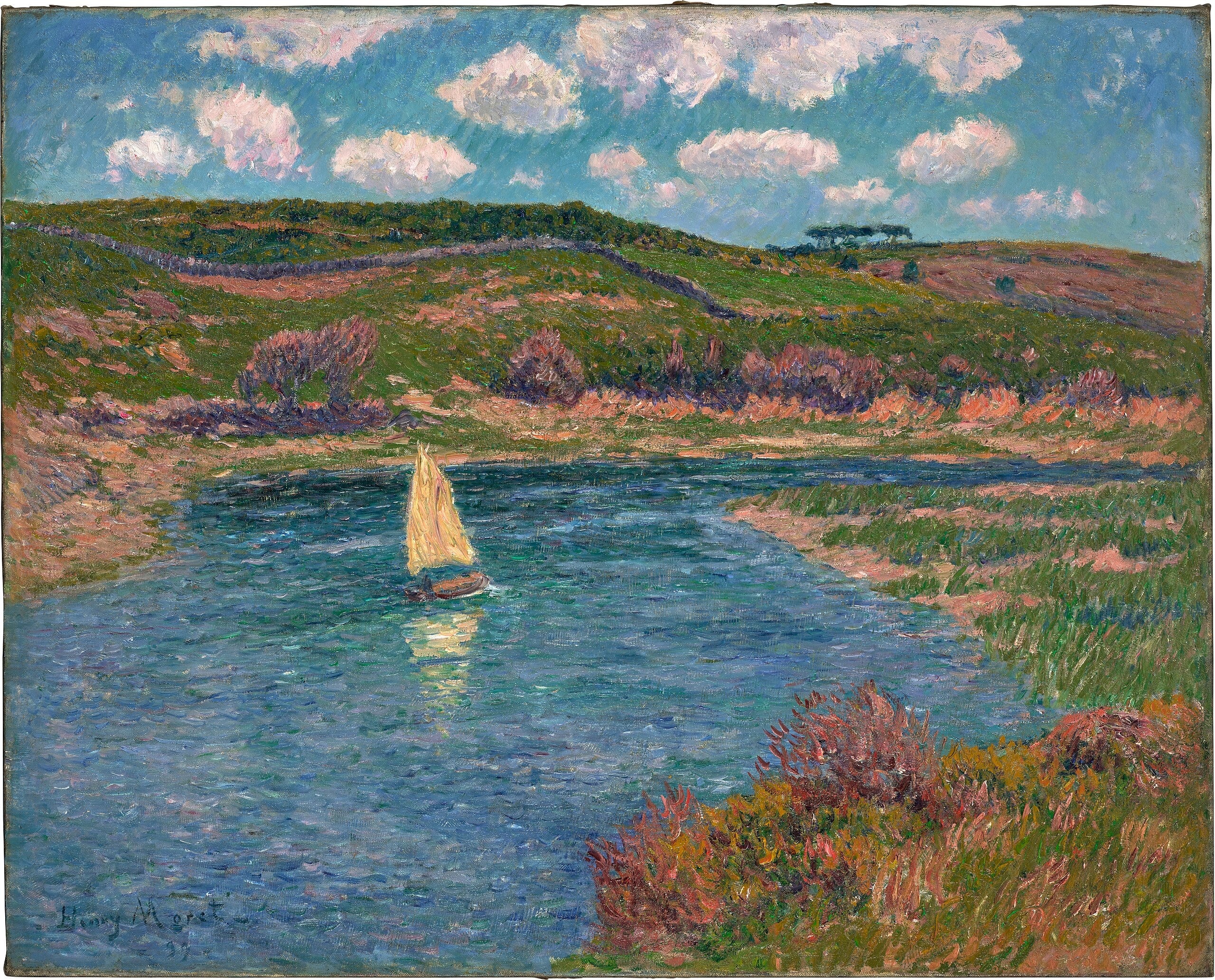 Rivière de Pont-Aven, Finistère - Henry Moret