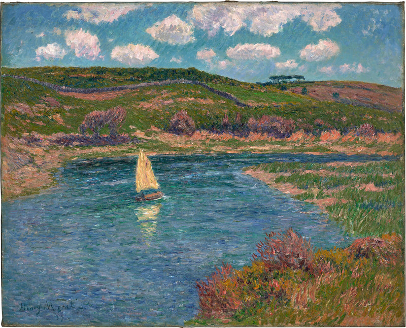 Pont-Aven Nehri, Finistère - Henry Moret