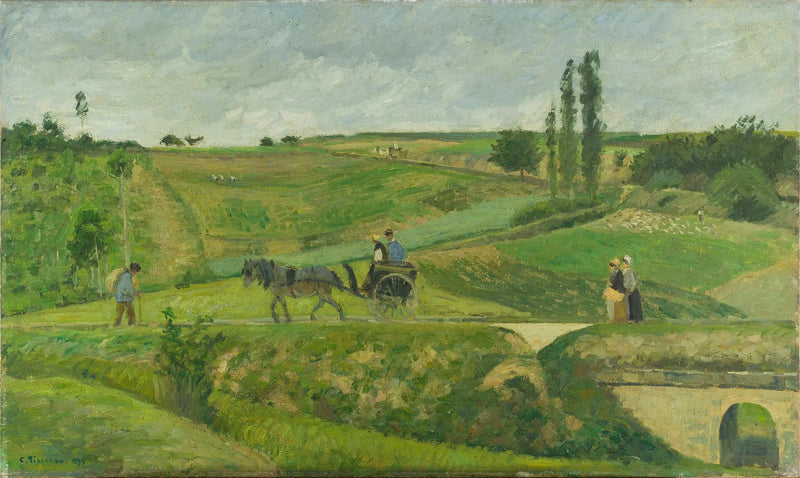 Ennery Yolu - Camille Pissarro