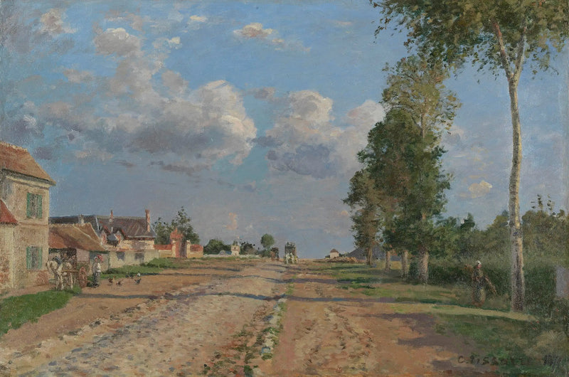 Versailles Yolu, Rocquencourt - Camille Pissarro