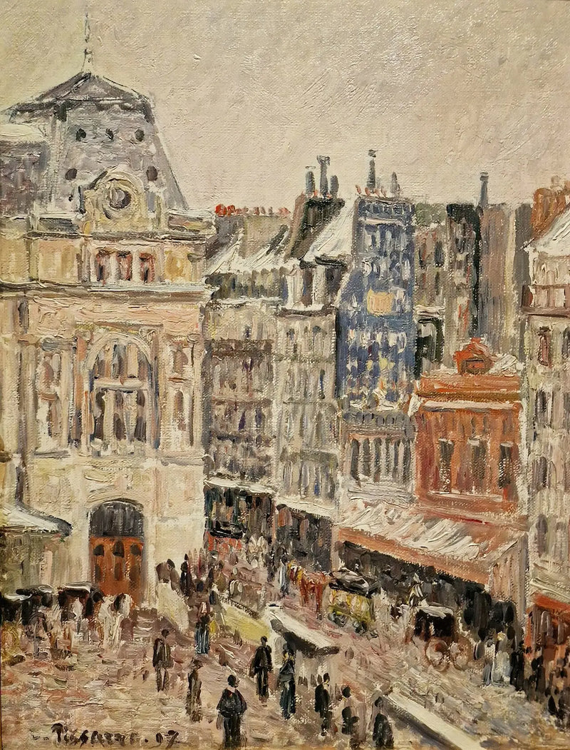 Amsterdam Caddesi ve Saint-Lazare İstasyonu - Camille Pissarro