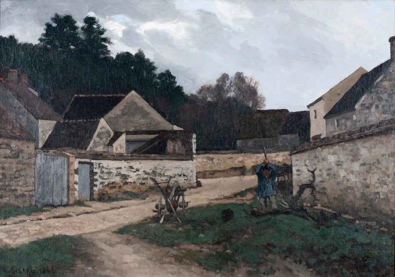 Marlotte Köyü Caddesi, Fontainebleau Yakınında - Alfred Sisley