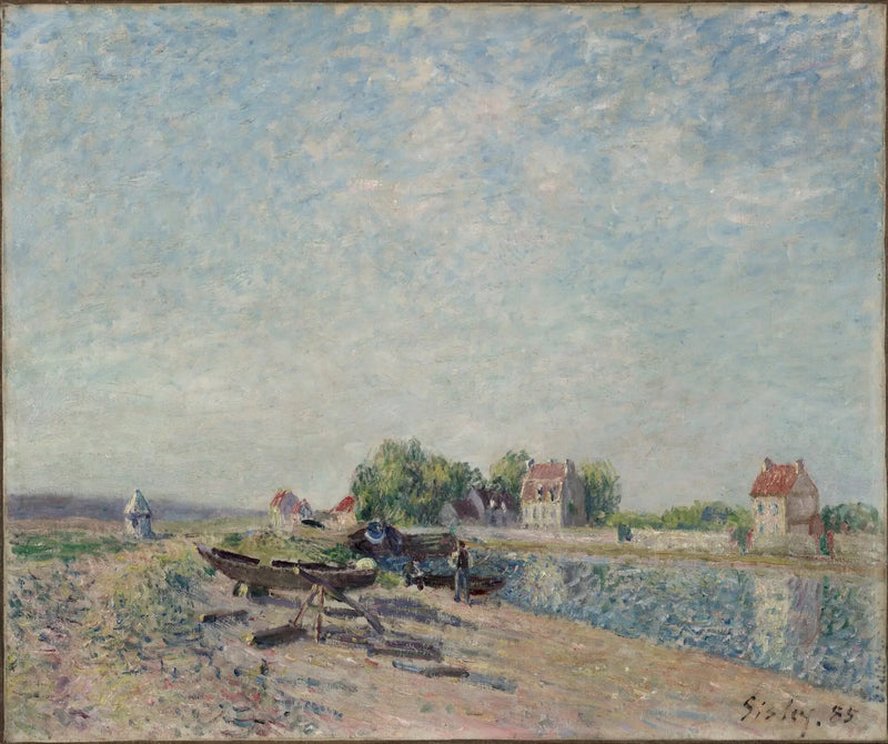Saint-Mammès, Loing Kanalı - Alfred Sisley