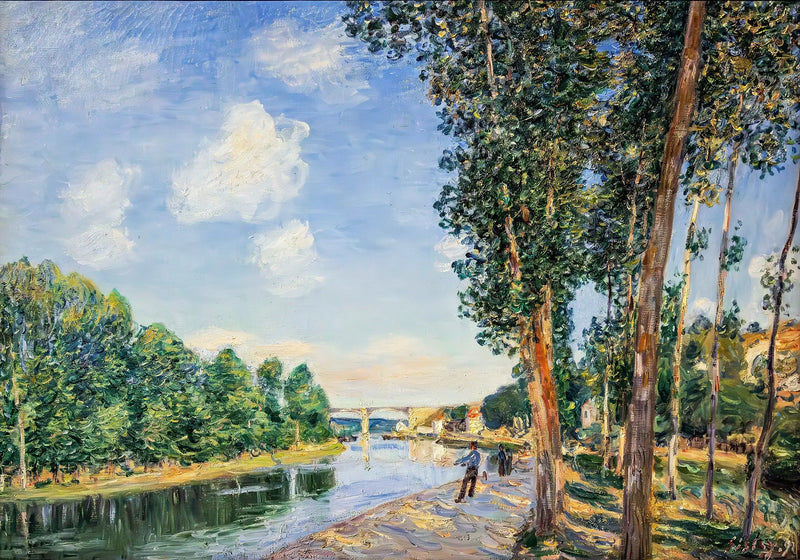 Saint-Mammès, haziran güneşi - Alfred Sisley