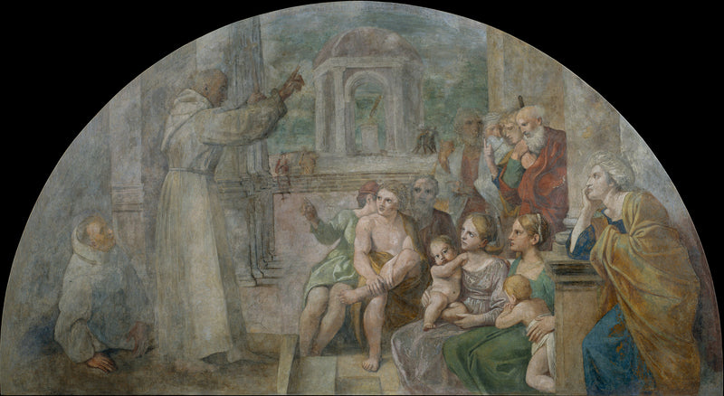 Saint Didaque vaaz verir - Annibale Carracci