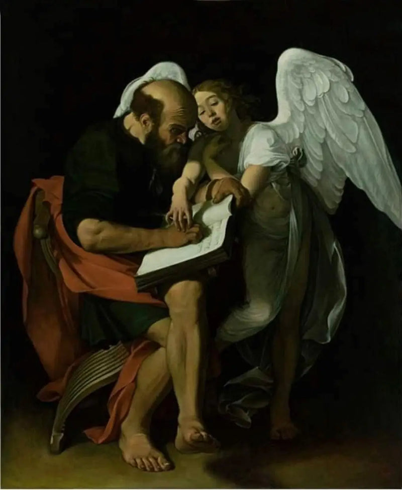 Aziz Matthieu ve Melek - Caravaggio