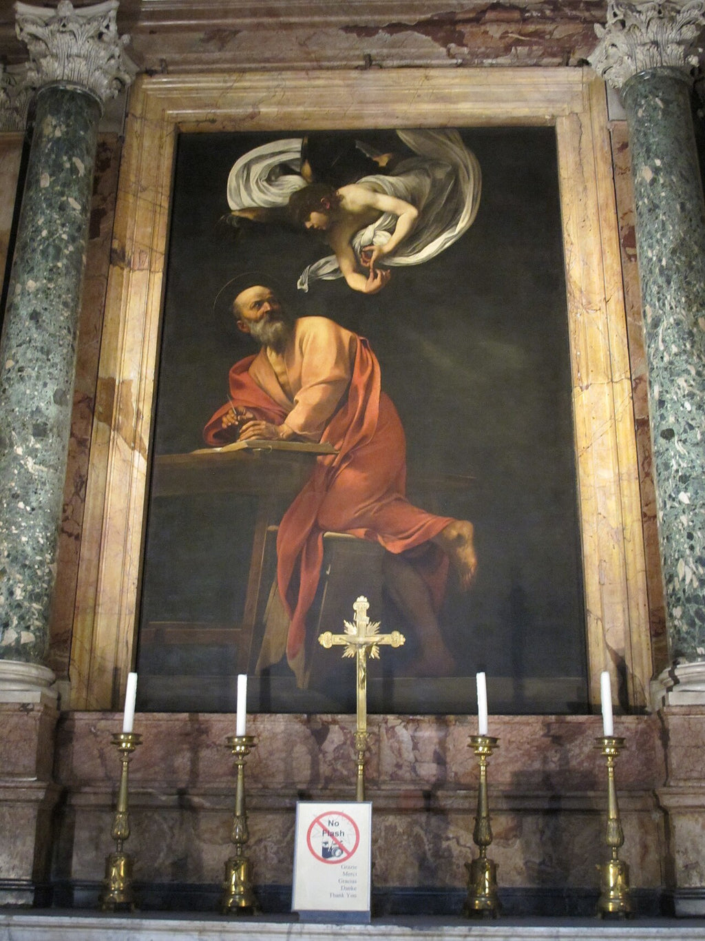 Aziz Matthieu ve Melek - Caravaggio