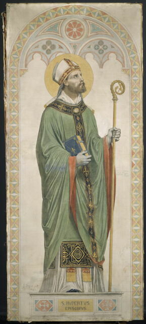 Saint Robert, ya da Rupert, Worms Piskoposu - Jean-Auguste-Dominique Ingres