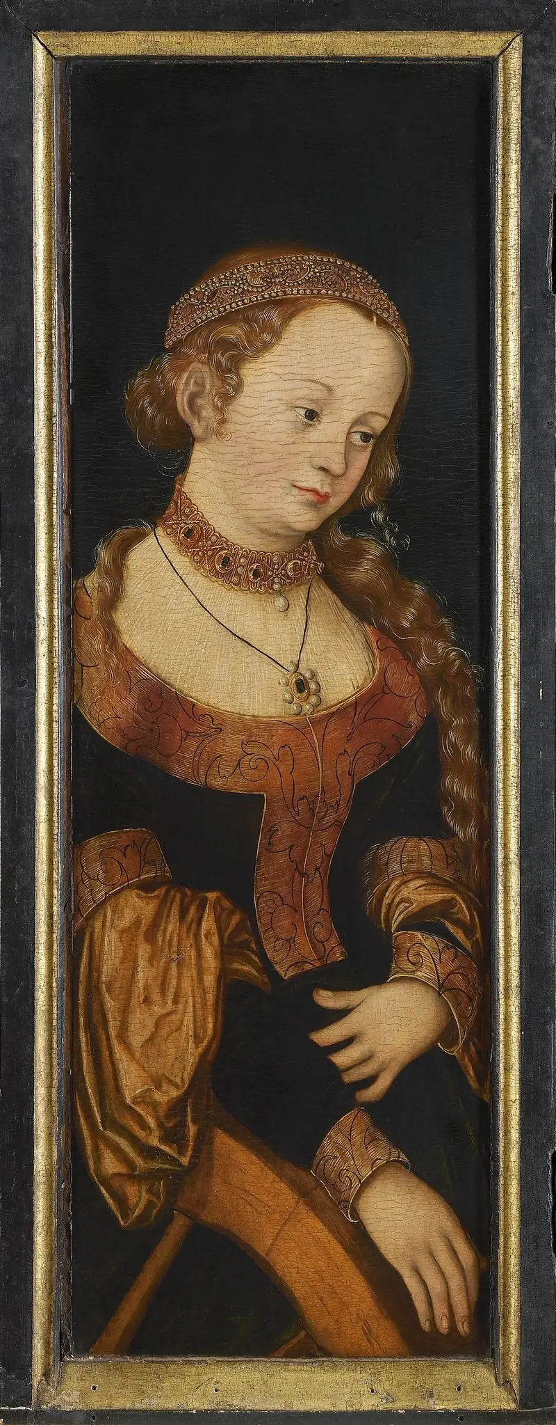 Alexandria Saint Catherine - Lucas Cranach the Elder