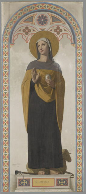Paris'in koruyucu azizesi Sainte Geneviève - Jean-Auguste-Dominique Ingres
