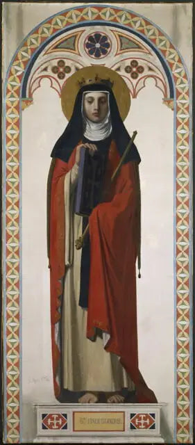 Poitiers'li Aziz Radegonde - Jean-Auguste-Dominique Ingres