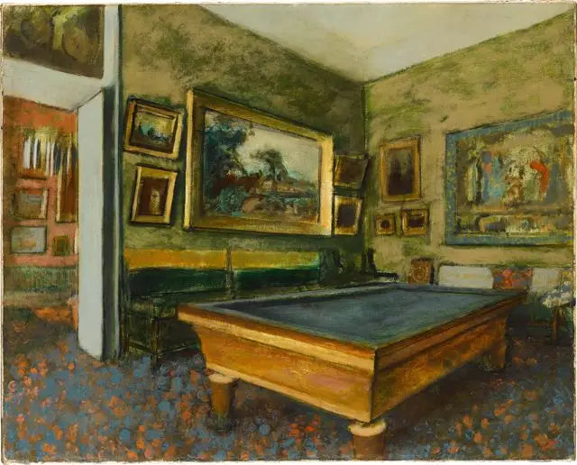 Bilardo Salonu - Edgar Degas