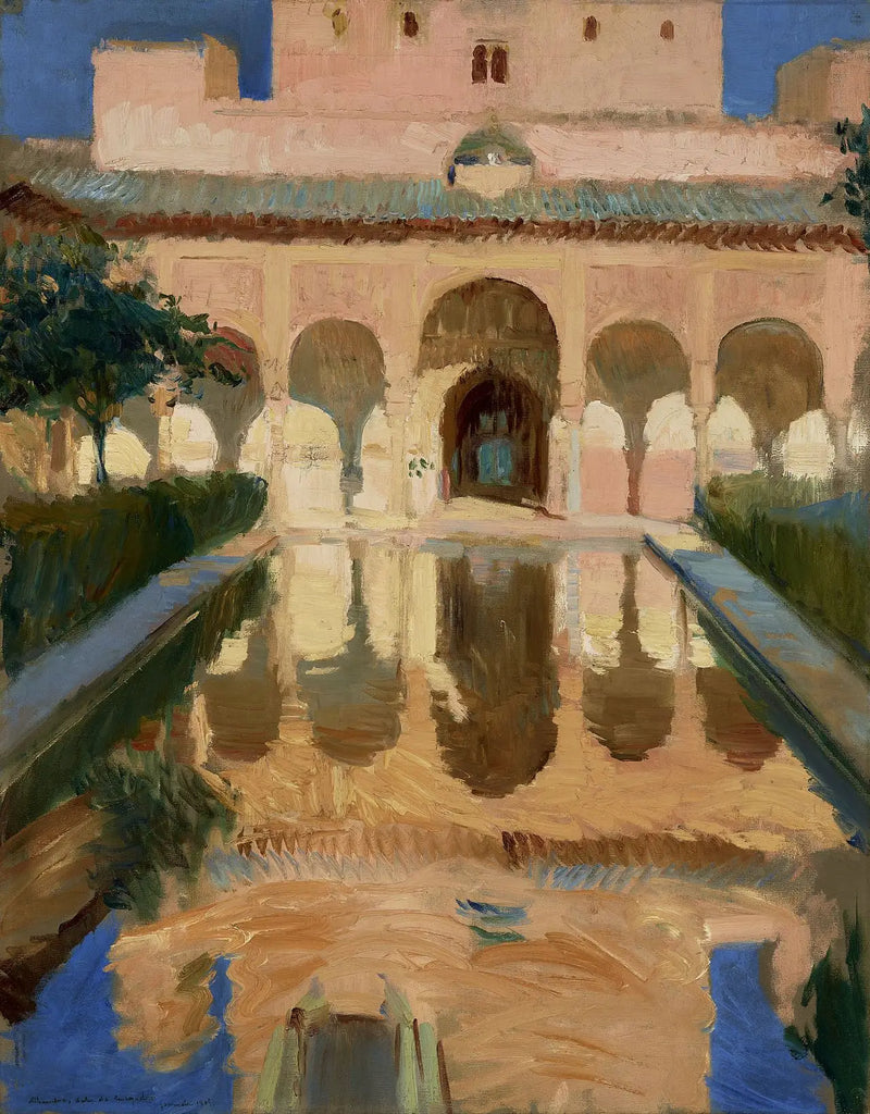 Elçiler Salonu, Alhambra, Granada - Joaquín Sorolla