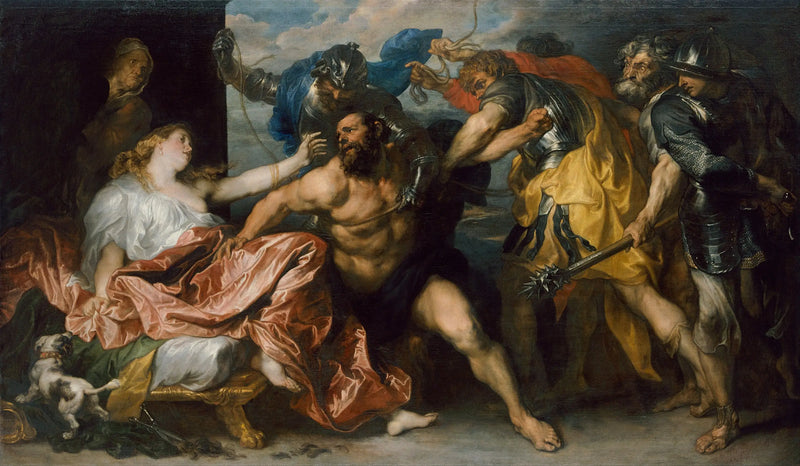 Samson ve Delilah - Antoine van Dyck