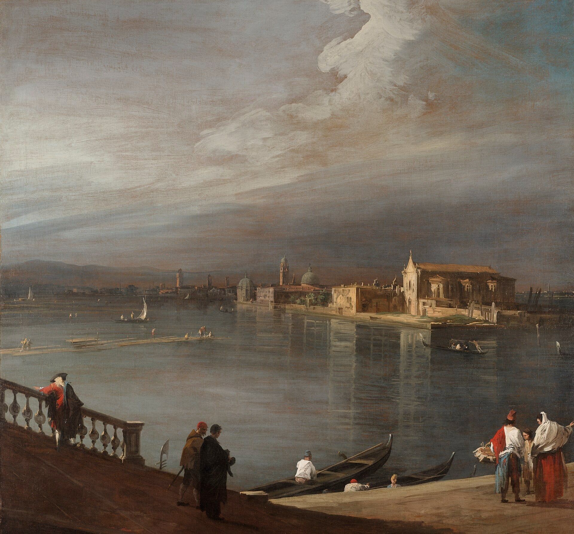 San Cristoforo, San Michele et Murano depuis les Fondamenta Nuove, Venise - Canaletto