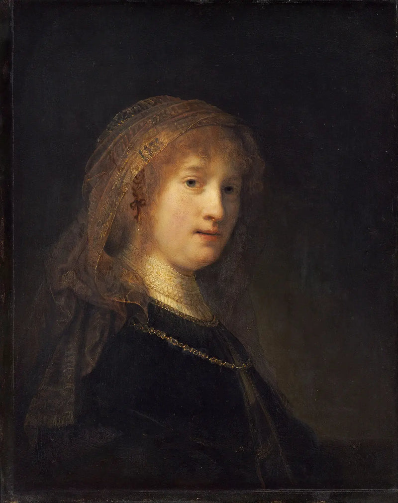 Sanatçının eşi Saskia van Uylenburgh - Rembrandt