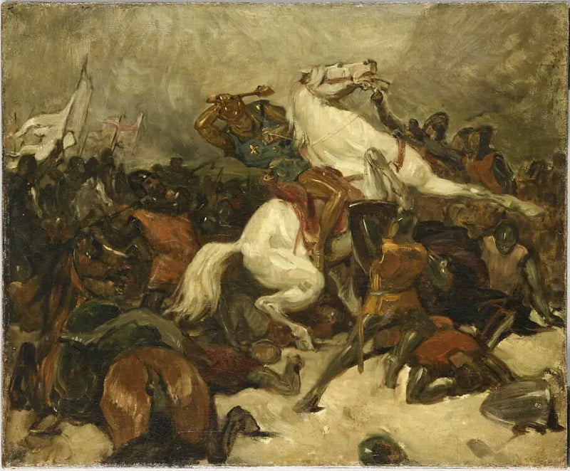 Savaş Sahnesi - Eugène Delacroix
