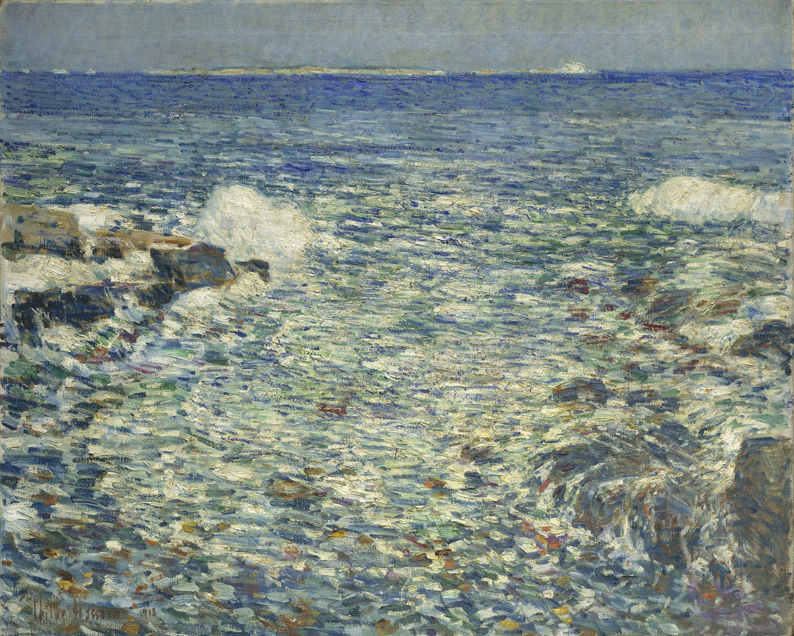 Surf, Îles Shoals - Childe Hassam