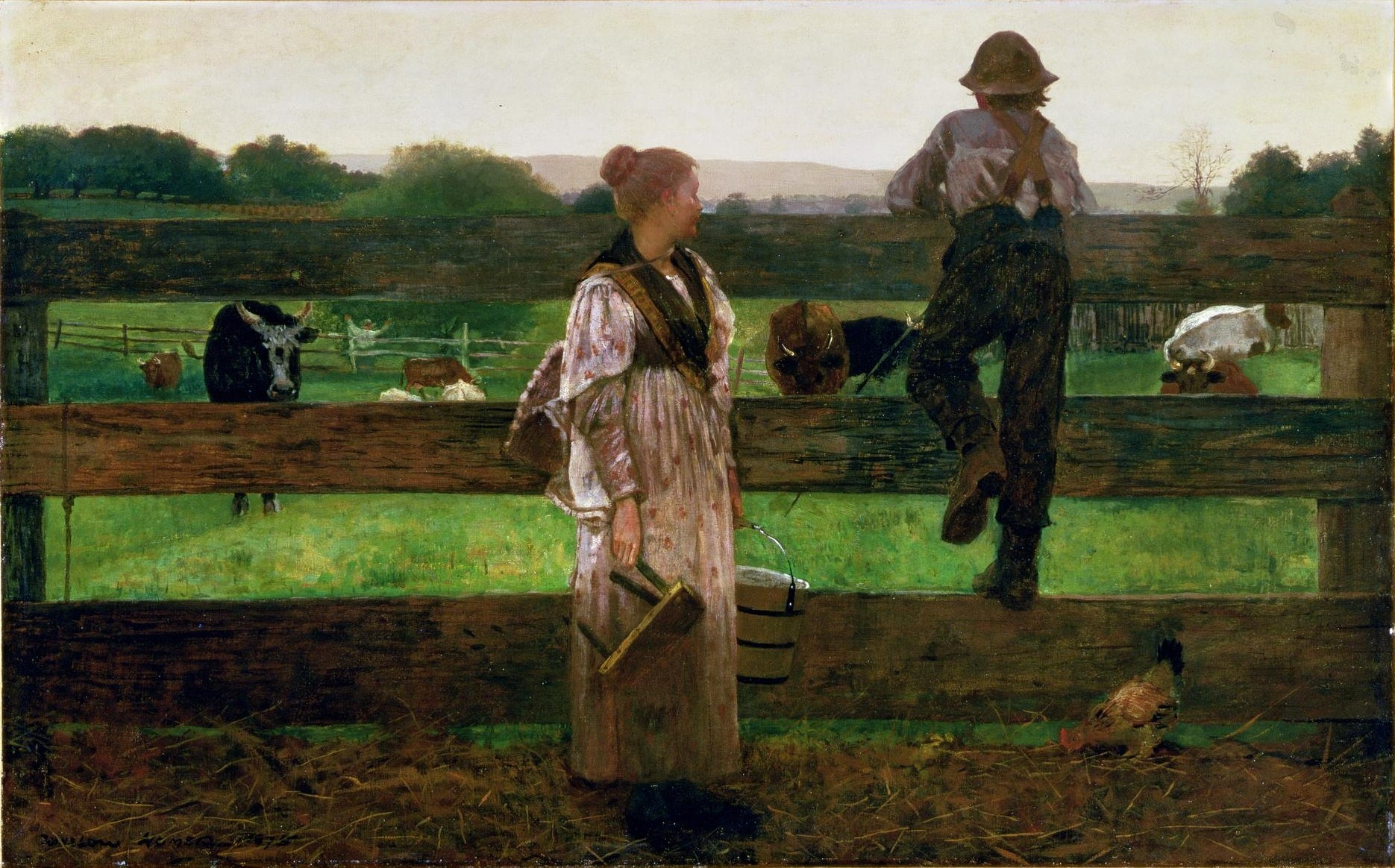 Temps de traite - Winslow Homer