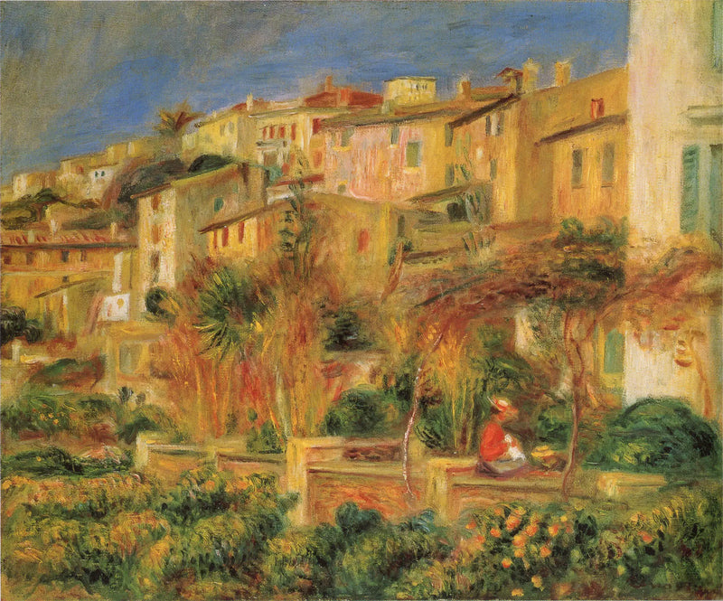 Cannes'daki Teraslar - Pierre-Auguste Renoir