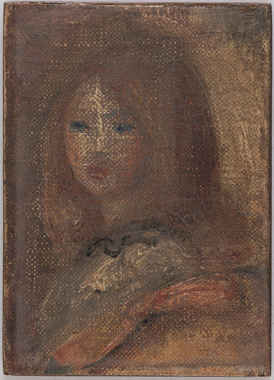 Reproduction du tableau « Tête de fillette - Pierre-Auguste Renoir » par Alpha Reproduction en peinture à l’huile