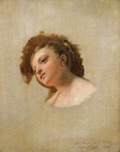 Tête de jeune femme - Jean-Auguste-Dominique Ingres - Alpha Reproduction