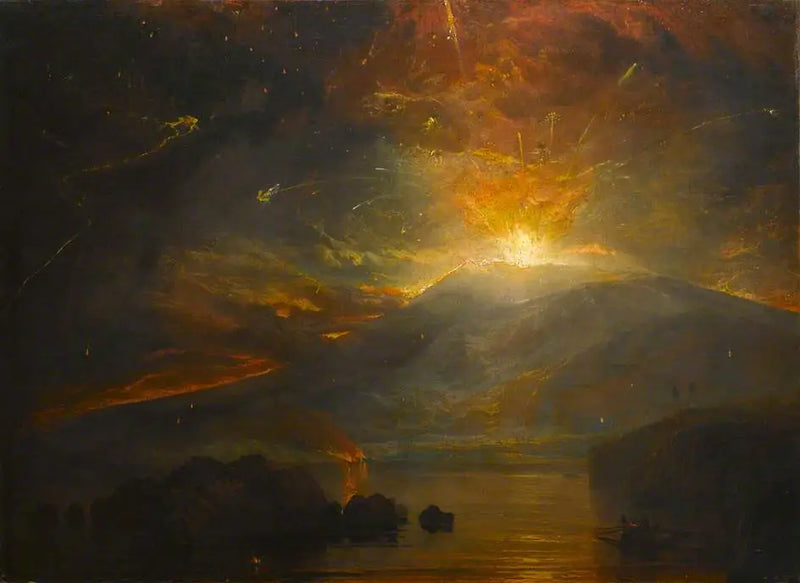 Saint Vincent Adası'ndaki Soufrière Dağları'nın Patlaması, 30 Nisan 1812 - J. M. W. Turner