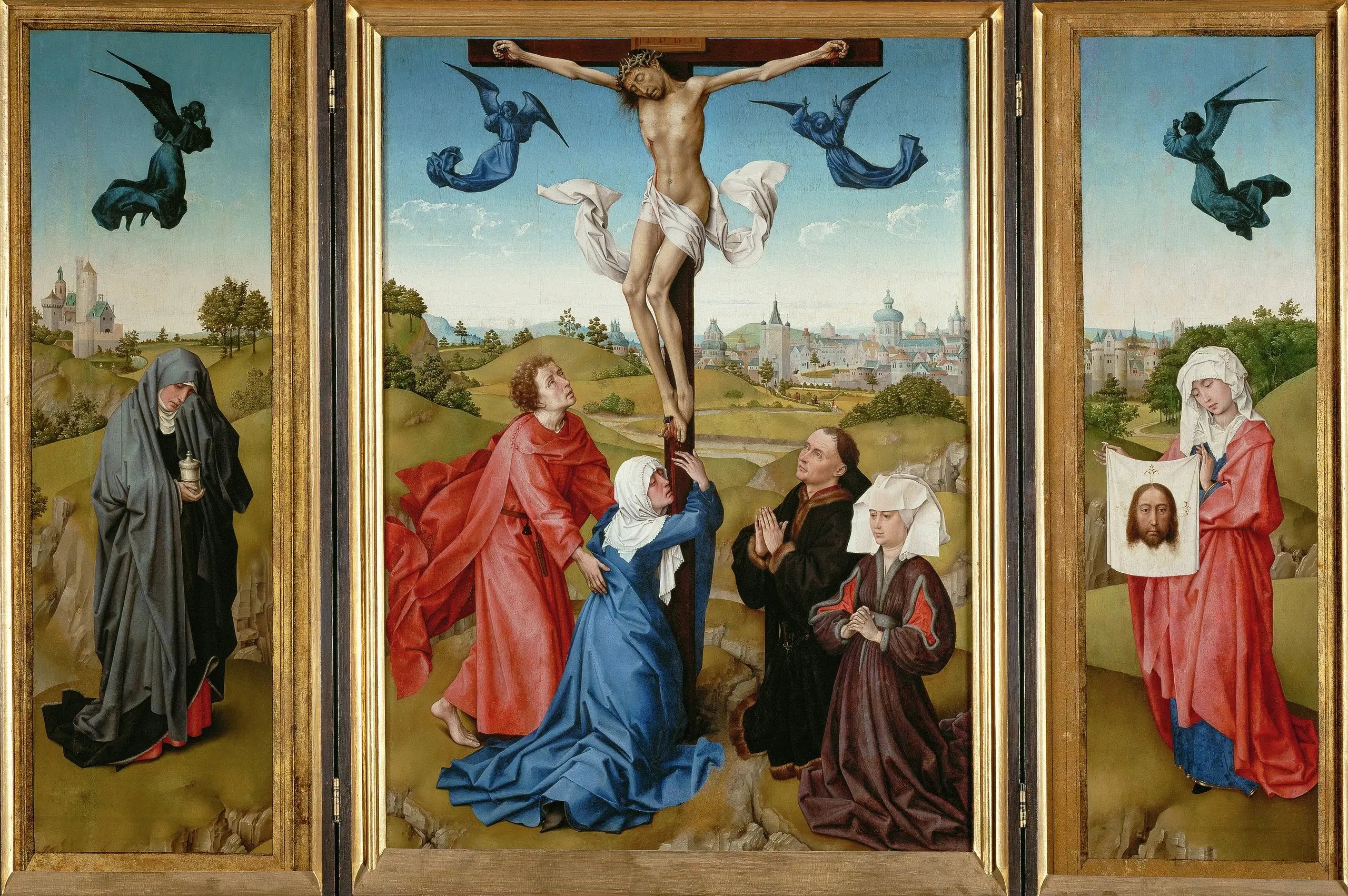 Triptyque de la Crucifixion - Rogier van der Weyden - Alpha Reproduction
