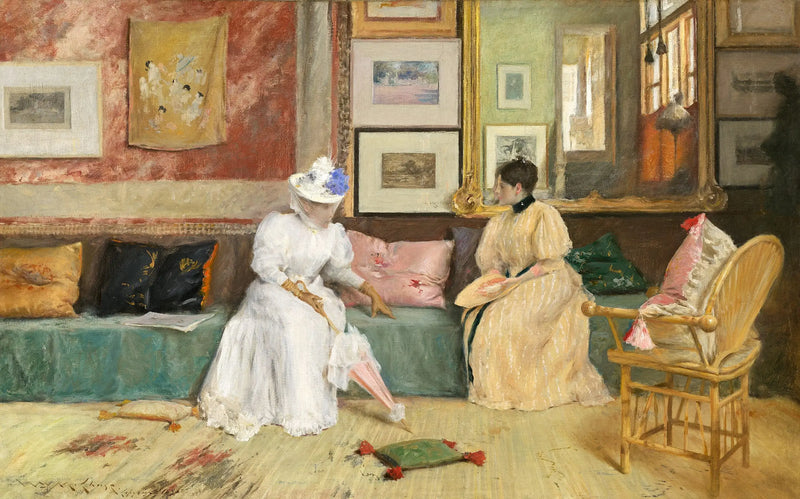 Dostane Bir Çağrı - William Merritt Chase