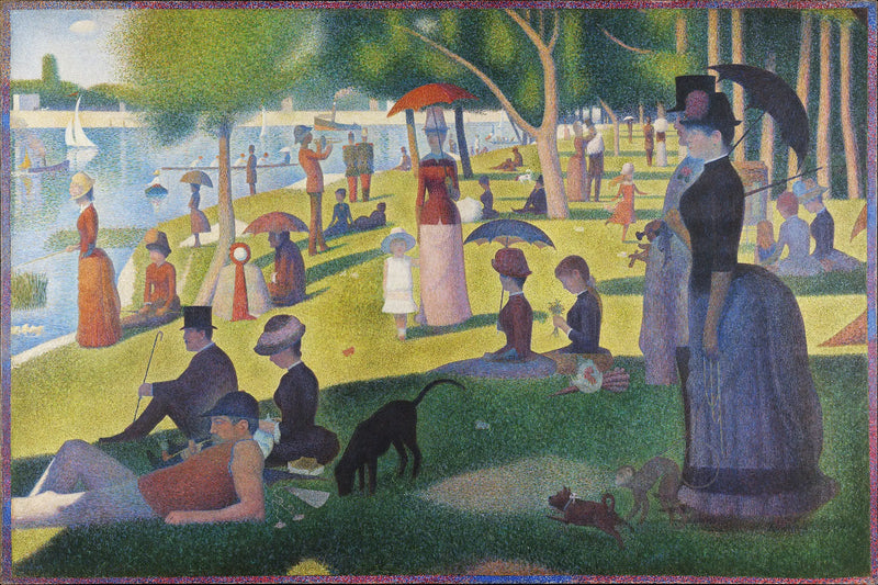Büyük Jatte Adası'nda Bir Pazar Öğleden Sonrası - Georges Seurat