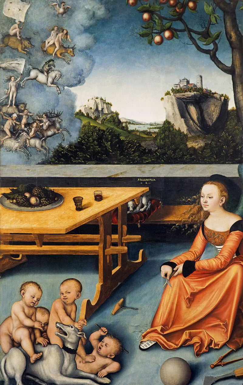 Melankoli Alegorisi - Lucas Cranach the Elder