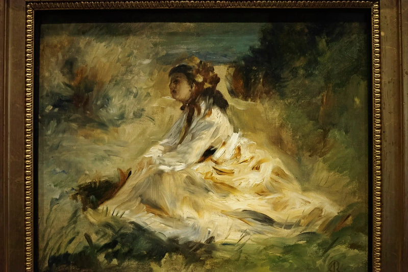 Çimen Üzerinde Bir Kadın (Lise Tréhot) - Pierre-Auguste Renoir