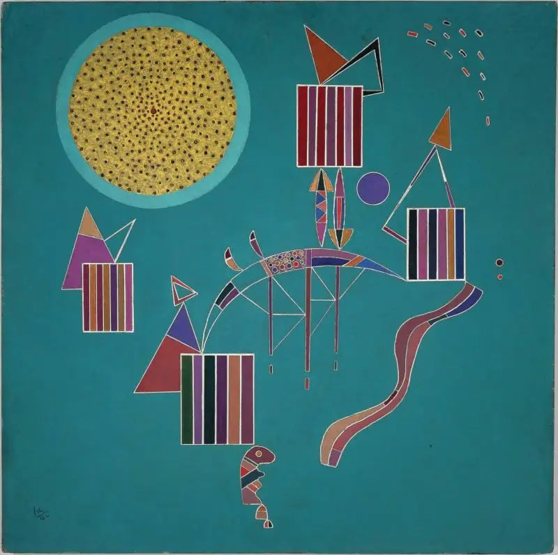Samimi bir kutlama - Vassily Kandinsky