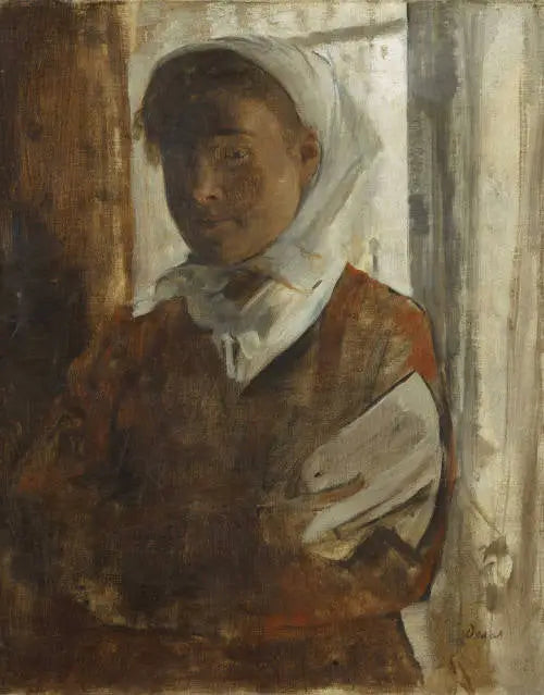 Bir köylü kadın - Edgar Degas