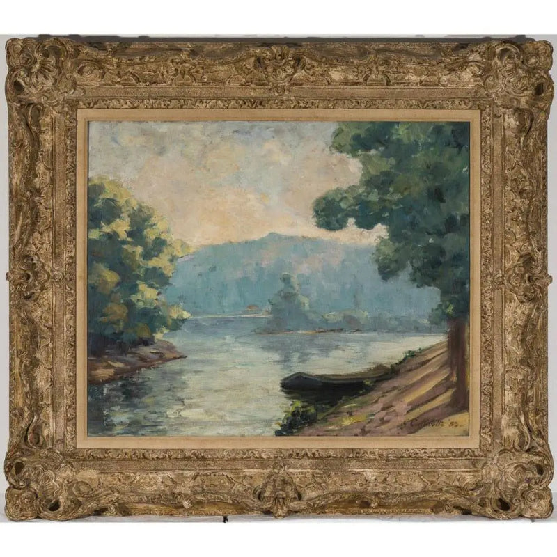 Seine Nehri'nin Bir Deltası - Gustave Caillebotte