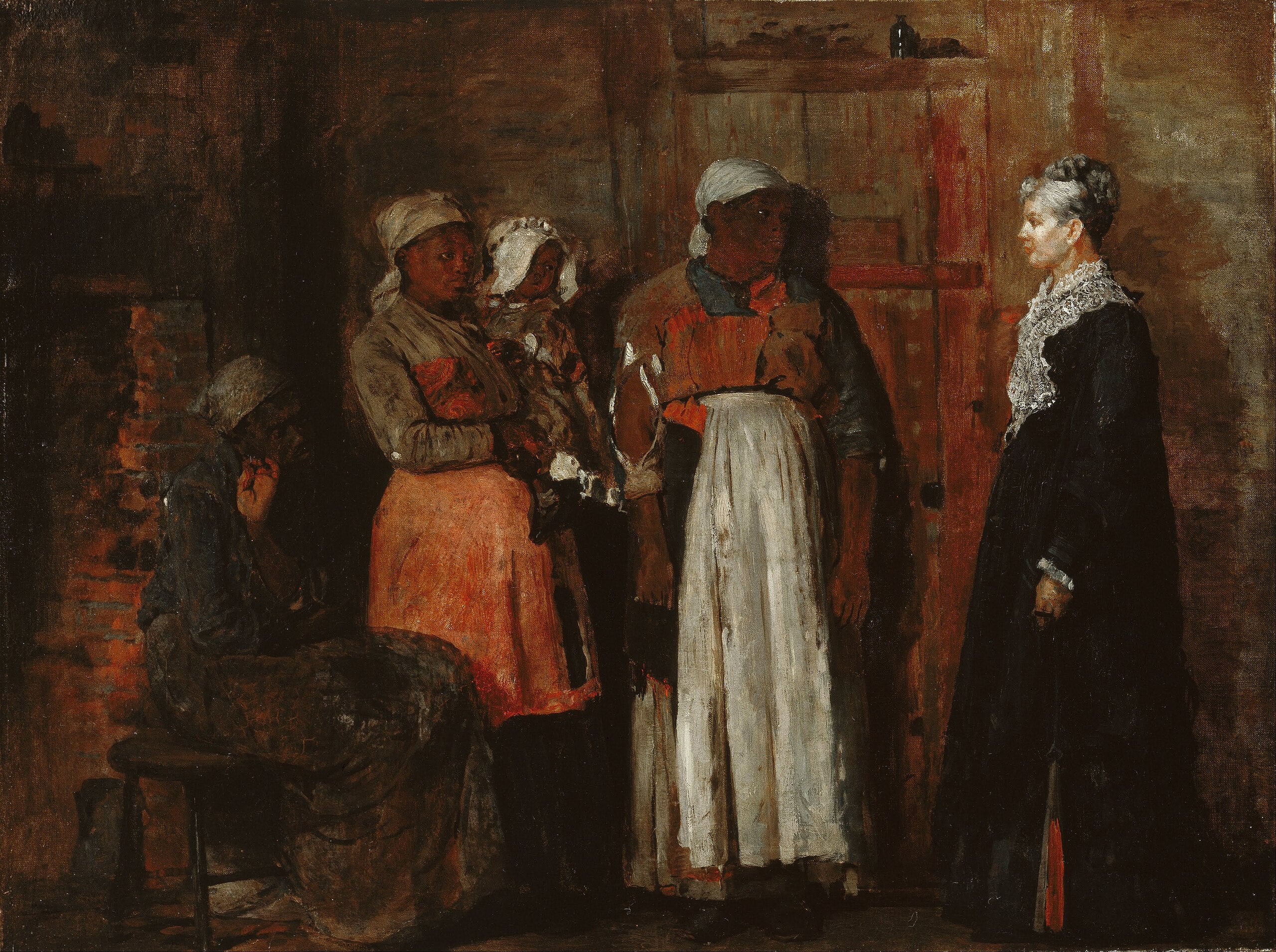 Une visite de la vieille maîtresse - Winslow Homer