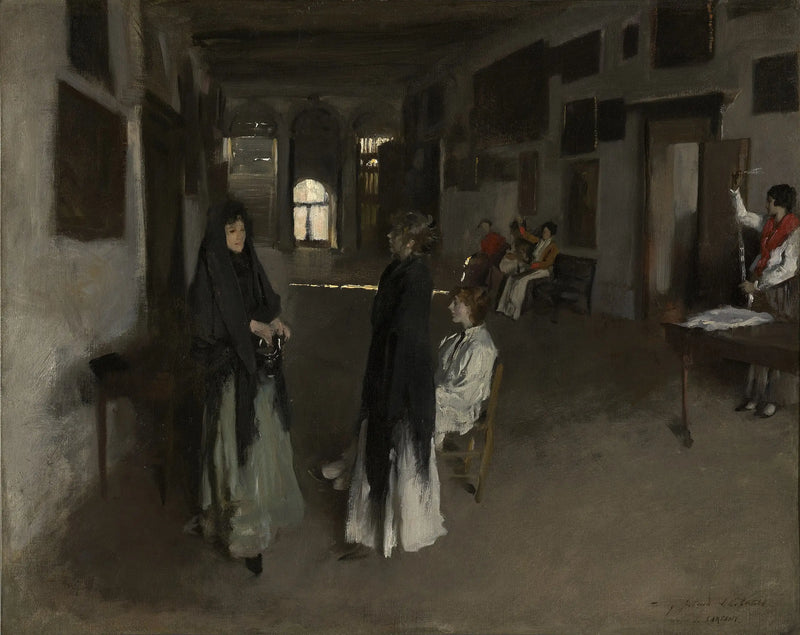 Venedik iç mekanı - John Singer Sargent