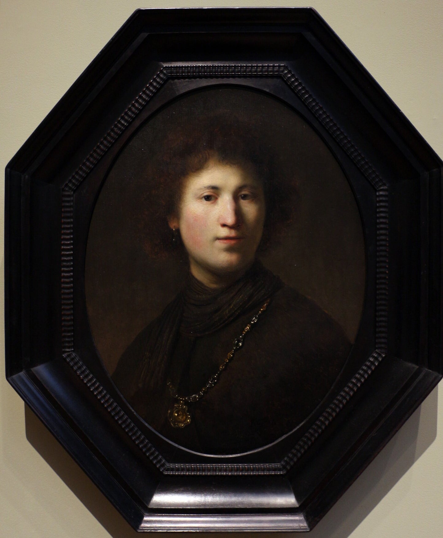 Un jeune homme avec une chaîne - Rembrandt