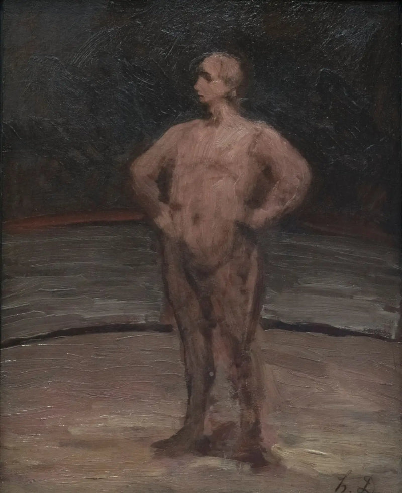 Ayakta Bir Güreşçi - Honoré Daumier