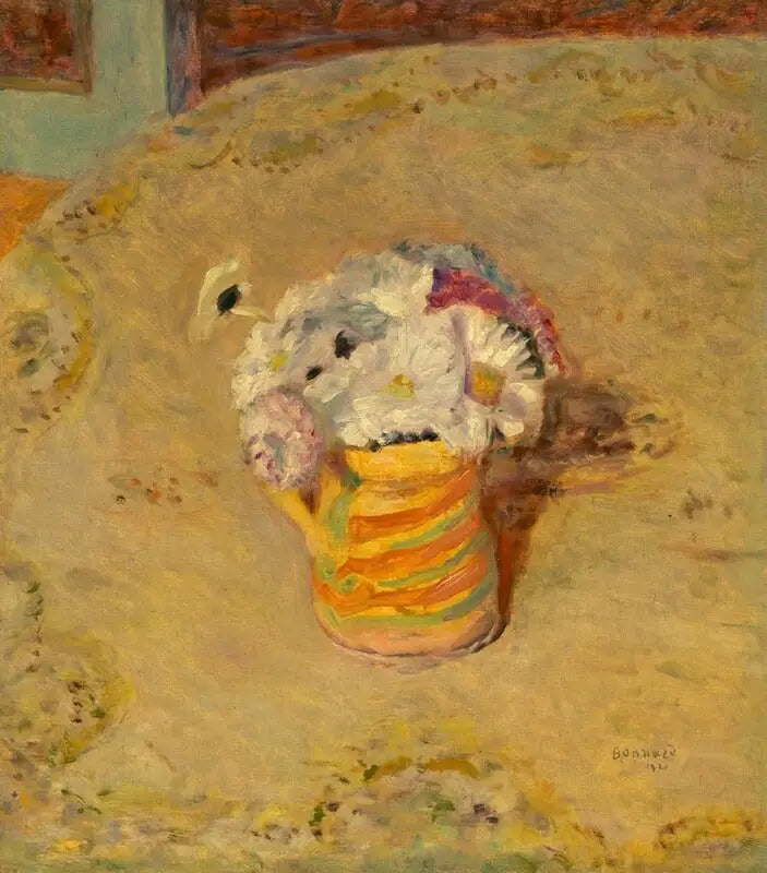 Çiçekli Vazo - Pierre Bonnard