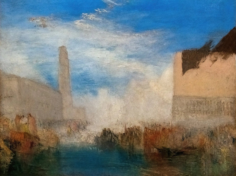 Venedik, Dük'ün Denize Evlendiği Tören ile Piazzetta - J. M. W. Turner