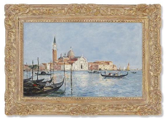 Venedik, San Giorgio Kilisesi - Eugène Boudin
