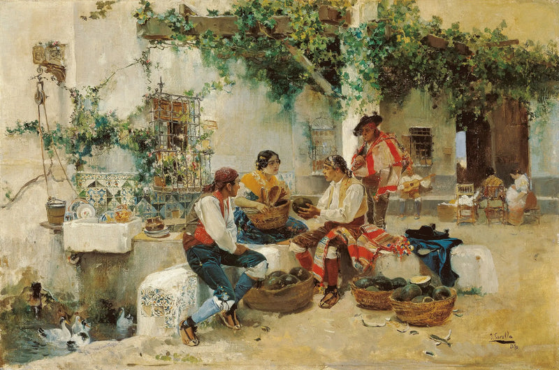 Karpuz Satışı - Joaquín Sorolla
