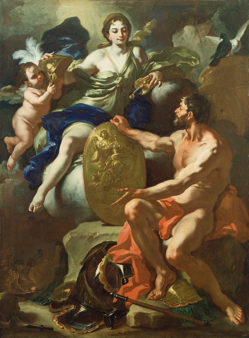 Vulcan Dövme Atölyesindeki Venüs - Francesco Solimena