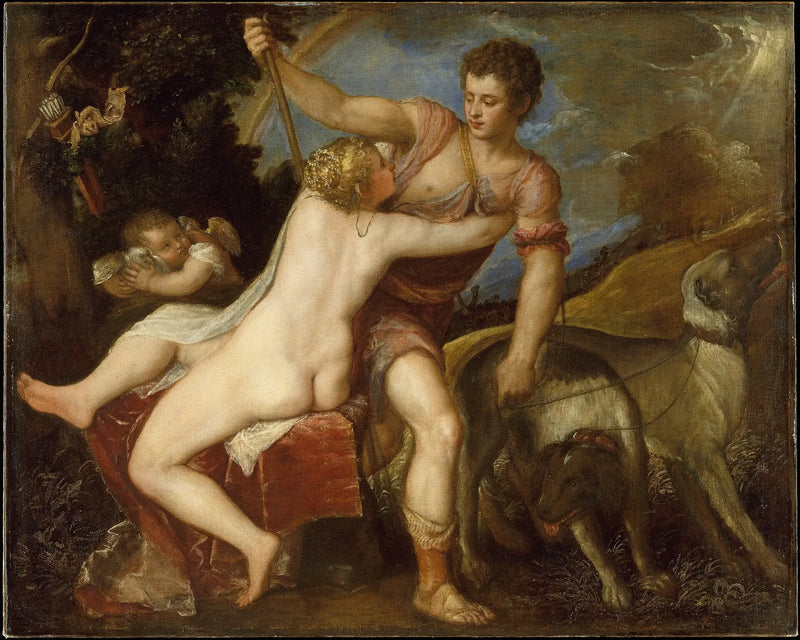 Venüs ve Adonis - Titian