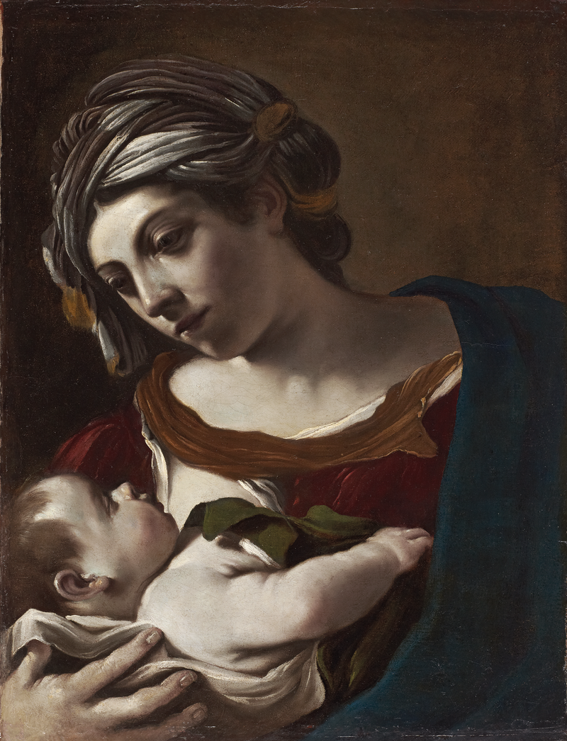 İsa Çocukluğuyla Bakire - Guercino