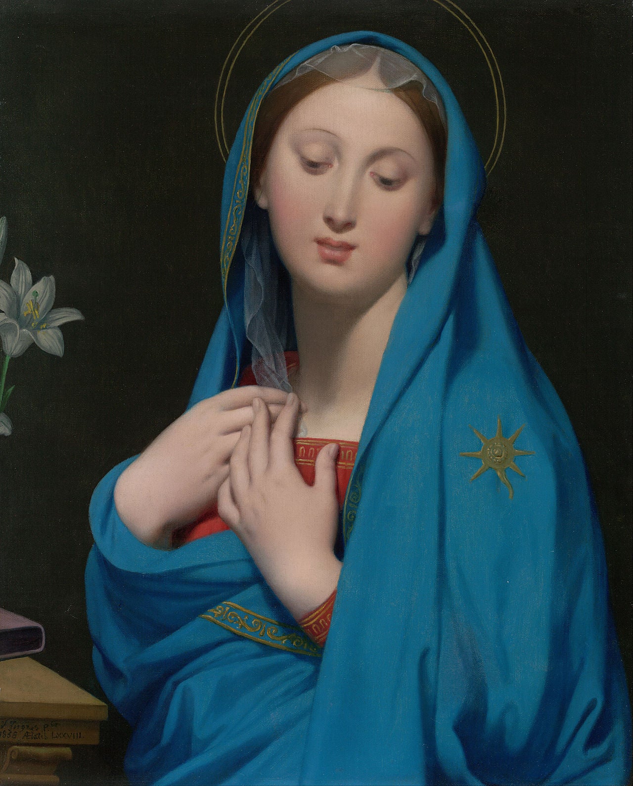 Benimseme Meryemi - Jean-Auguste-Dominique Ingres
