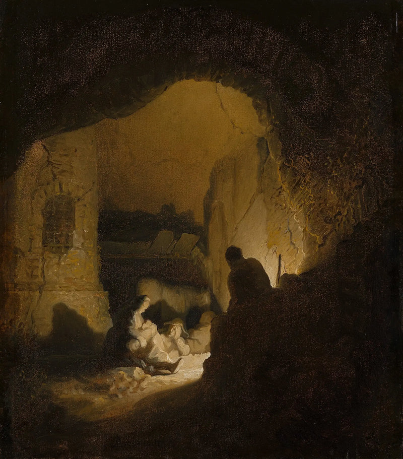 Mısır'da Kaçışta Dinlenen Yolcular - Rembrandt