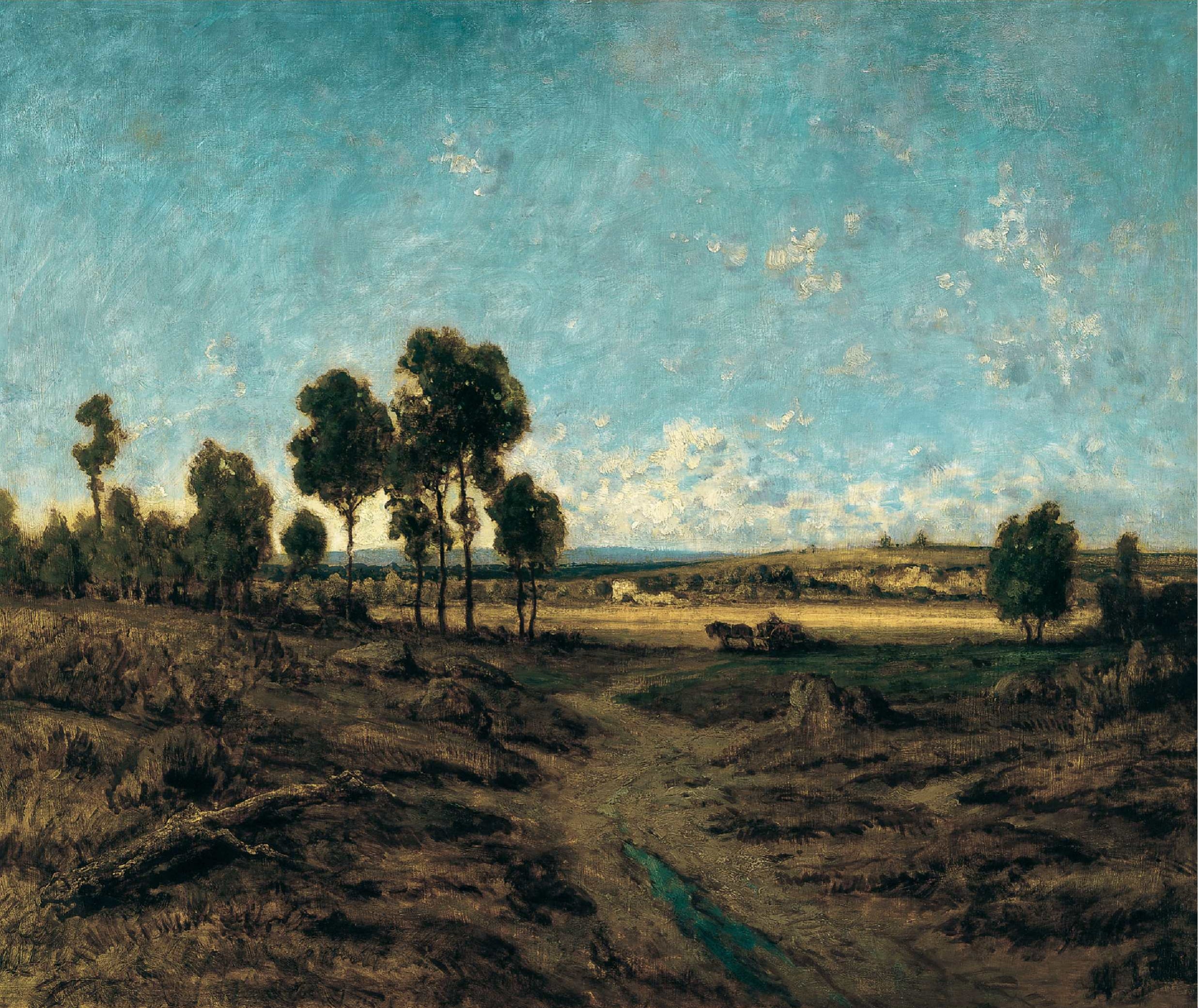 Vue de la plaine de Montmartre - Théodore Rousseau